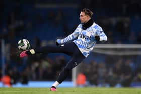 Jack Grealish is a doubt for Wednesday’s Carabao Cup clash. Credit: Getty.