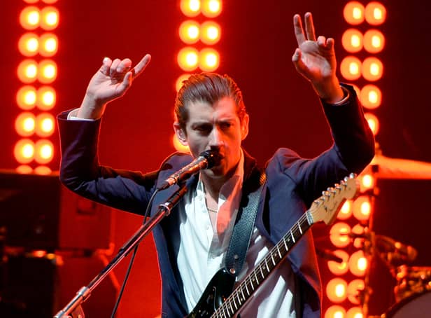 <p>Arctic Monkeys will play a gig in Manchester in 2023 Credit: Kevin Winter/Getty Images </p>