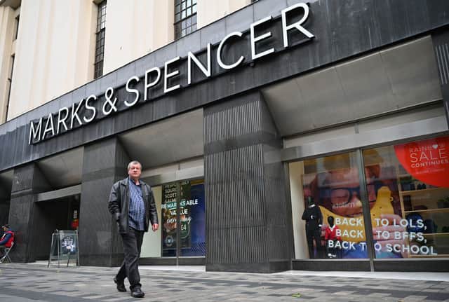 A general view of Marks & Spencers  (Photo by Jeff J Mitchell/Getty Images)