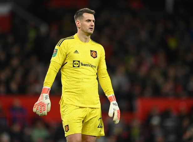 <p>Tom Heaton has admitted he would like to play more at Manchester United. Credit: Getty.</p>