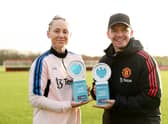 Manchester United duo Leah Galton and Marc Skinner both picked up the WSL’s player and manager of the month awards.