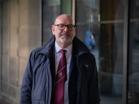 Mick Whelan, the General Secretary of the Associated Society of Locomotive Engineers and Firemen (ASLEF) arrives to attend a Commons Select Committee on rail strikes at Portcullis House.