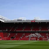 Warm clothing is being collected for vulnerable people at the Manchester derby at Old Trafford. Photo: AFP via Getty Images
