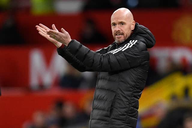 Erik ten Hag gave an update on Wout Weghorst on Friday. Credit: Getty.