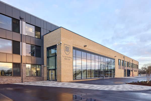 The new Co-op Academy Belle Vue. Credit: Sir Robert McAlpine