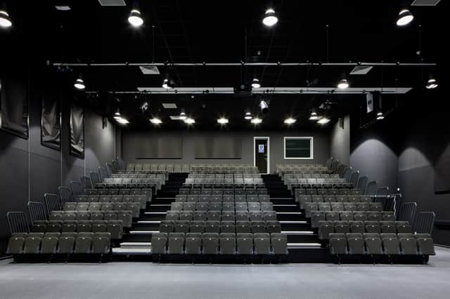 The new lecture theatre inside Bell Vue Co-op Academy. Credit: Sir Robert McAlpine