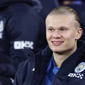 Erling Haaland has named the eight strikers he admired as a youngster. Credit: Getty.
