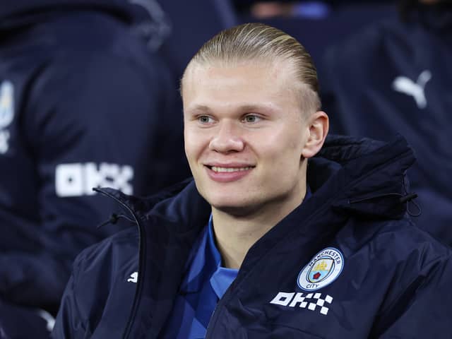 Erling Haaland has named the eight strikers he admired as a youngster. Credit: Getty.