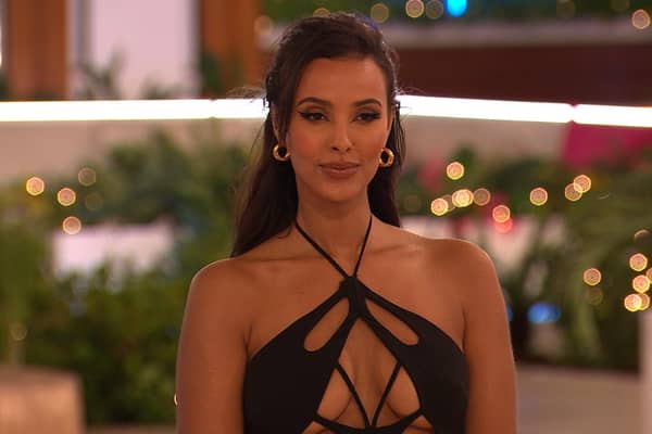 Maya Jama Love Island 2023 Ep1 on ITV2 (ITV images)