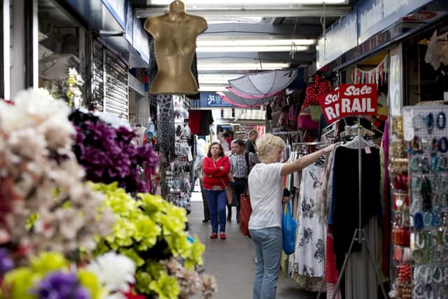 Bury market, which dates back to 1444, could be getting a £20-million facelift. Credit: OLI SCARFF/AFP via Getty Images