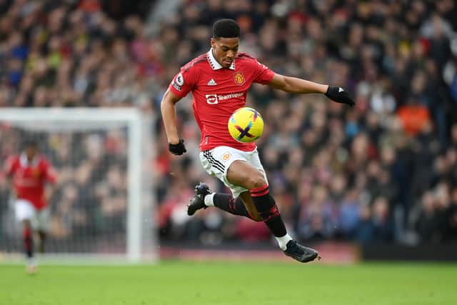Anthony Martial is a doubt for Manchester United’s trip to Crystal Palace. Credit: Getty.