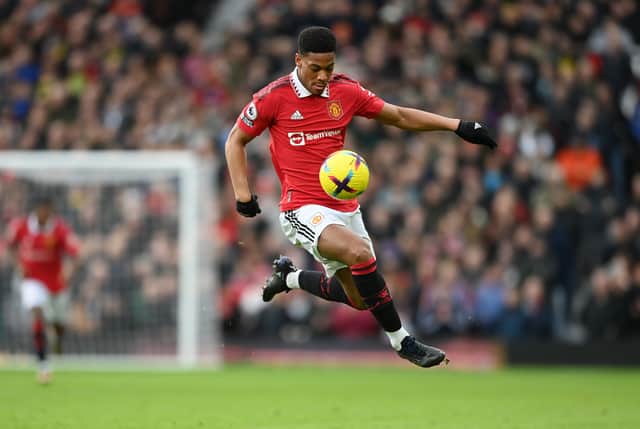 Anthony Martial is a doubt for Manchester United’s trip to Crystal Palace. Credit: Getty.