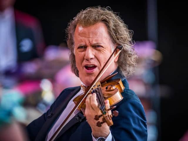 Dutch violin legend André Rieu is coming to Manchester this weekend.  