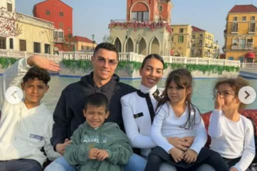 Cristiano Ronaldo has enjoyed a day out with his family in Saudi Arabia following his move from Manchester. (Picture: Instagram/@georginagio)