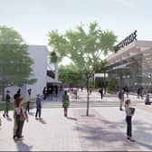 A CGI image showing how part of the renovated Wythenshawe town centre could look. Credit: Manchester City Council