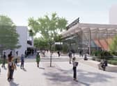 A CGI image showing how part of the renovated Wythenshawe town centre could look. Credit: Manchester City Council
