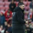 Marc Skinner, Manager of Manchester United, celebrates after the team's victory during the FA Women's Super League match between Manchester United and Liverpool at Leigh Sports Village on January 15, 2023 in Leigh, England. (Photo by Jan Kruger/Getty Images)