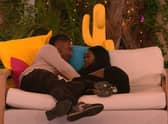 Shaq made a big move on Tanya. (Credit: ITV)