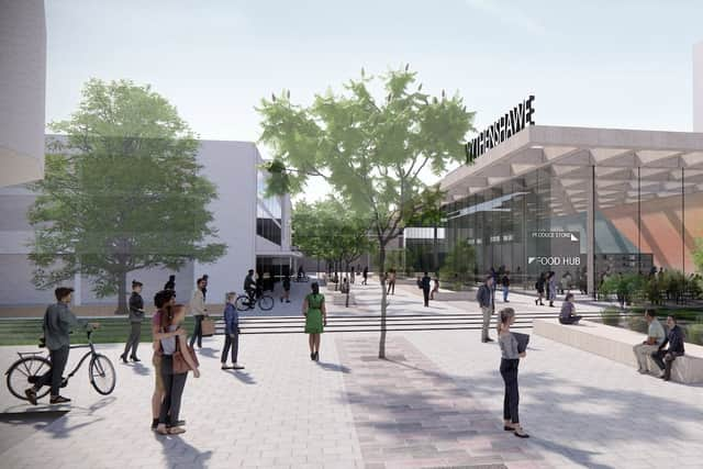 Plans to redevelop Wythenshawe Town Centre. Credit: Manchester City Council.