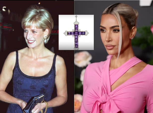 <p>Kim Kardashian has paid a total of £163,800 for a necklace worn by Diana, Princess of Wales.</p>