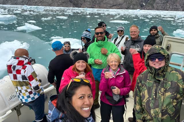 A Lupine Travel tour group in Greenland. Credit: Lupine Travel