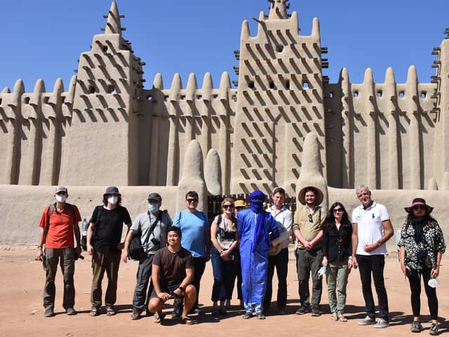 A Lupine Travel tour group in Mali. Credit: Lupine Travel