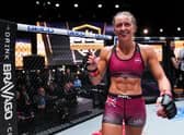 Dakota Ditcheva fighting at the PFL World Championships night in Madison Square Garden, New York. Photo: Cooper Neill/Getty Images