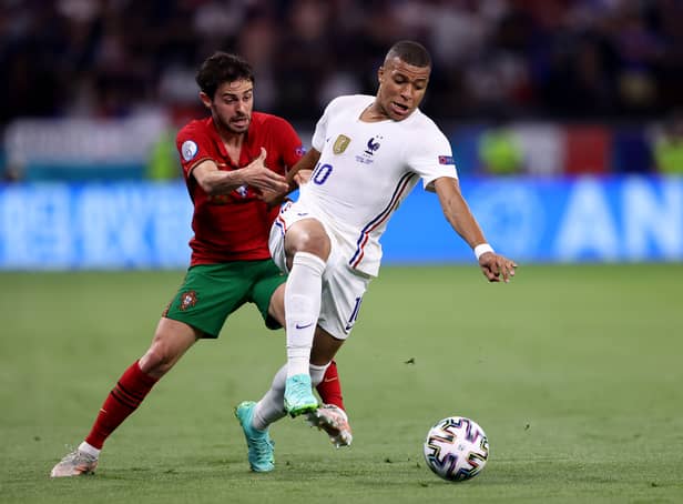<p>Kylian Mbappe is reportedly hoping Bernardo Silva will join him Credit: Getty</p>