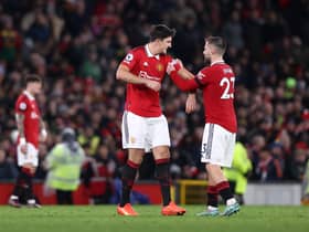 Harry Maguire and Luke Shaw missed Nottingham Forest vs Manchester United. Credit: Getty.