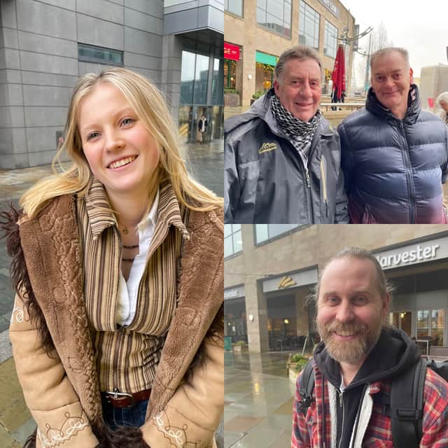 We spoke to people in Salford Quays for their views on the new Hooters