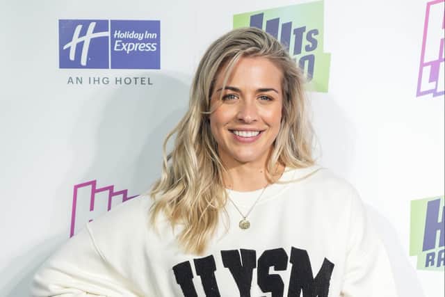 Gemma Atkinson attends HITS Radio Live Manchester at AO Arena on November 11, 2022 in Manchester, England. (Photo by Dominic Lipinski/Getty Images for Bauer)