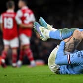 John Stones picked up an injury in the win over Arsenal. Credit: Getty.