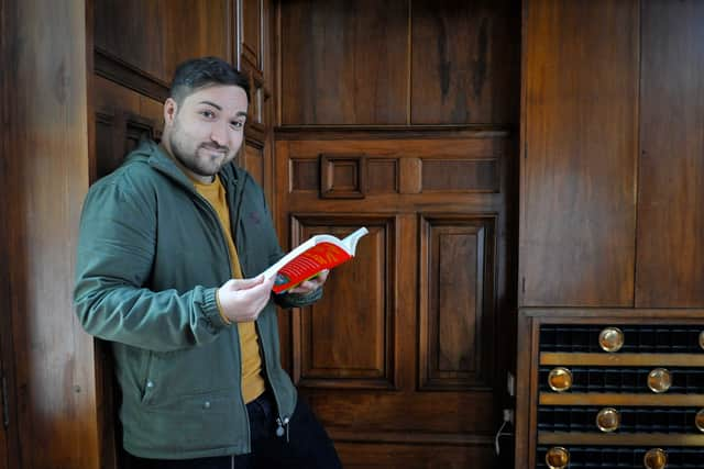 Author and performer Oliver Sykes. Photo; Dawn Kilner