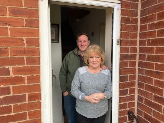 Jim Barker and Barbara Scott of Marshall Street, Leigh Credit: LDRS