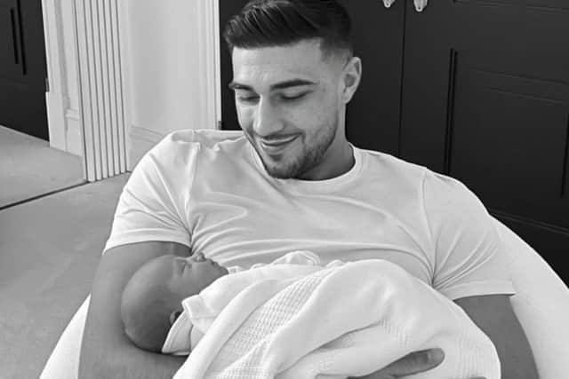 Tommy Fury shared a sweet message to his newborn daughter. (Image Credit: Instagram/ @TommyFury)