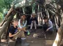 Children enjoying forest school with We Are Adventurers