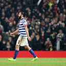 Andy Carroll was sent off when Manchester United played Reading. Credit: Getty.