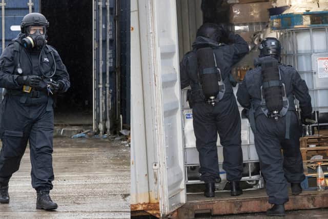 The drug raid in Royton, Oldham Credit: GMP