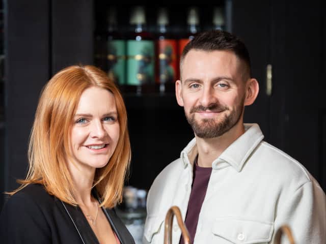 Jen and Seb Heeley-Wiggins of The Spirit of Manchester Distillery. Photo: Darren Robinson Photography