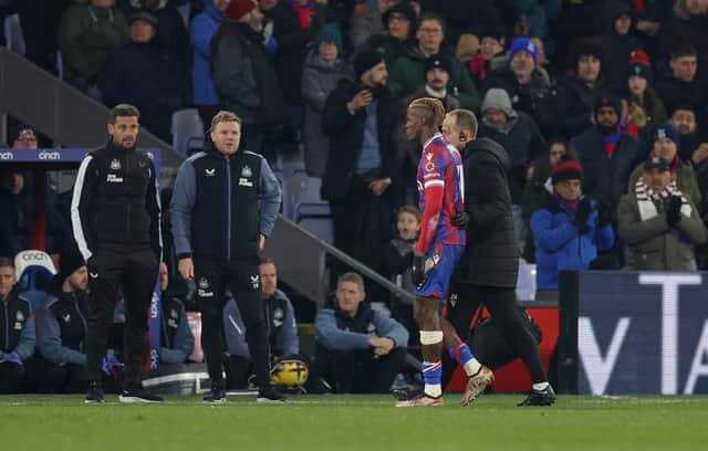 Zaha has been ruled out for Crystal Palace. Credit: Getty.
