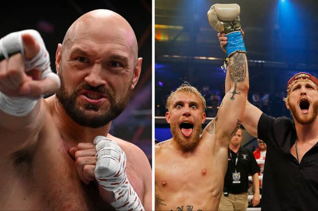 Tyson Fury wants to fight Jake and Logan Paul in a tag-team boxing match with his brother Tommy.
