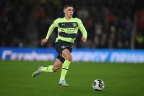 Phil Foden is available for Manchester City’s clash with Tottenham Hotspur. Credit: Getty.