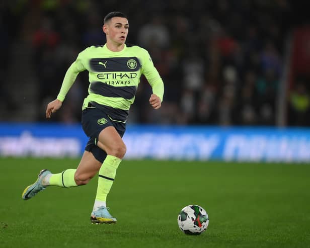 Phil Foden is available for Manchester City’s clash with Tottenham Hotspur. Credit: Getty.
