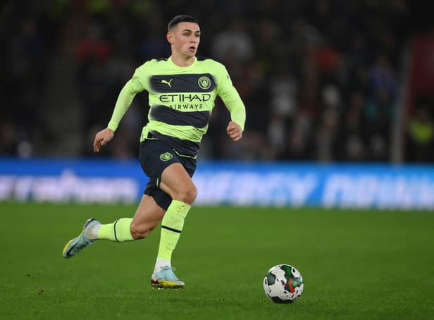 Phil Foden is available for Manchester City’s clash with Tottenham Hotspur. Credit: Getty.