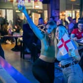 England fans enjoying the Six Nations at the Printworks: Credit: Printworks