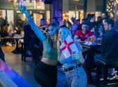 England fans enjoying the Six Nations at the Printworks: Credit: Printworks