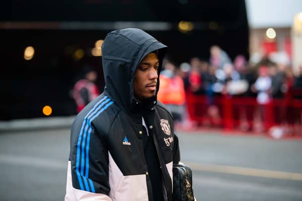 Anthony Martial missed Saturday’s game against Crystal Palace with a minor injury. Credit: Getty.
