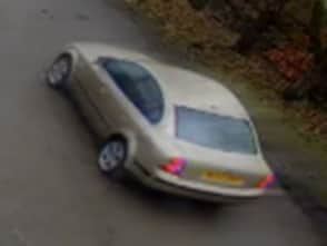 This is the gold Volkswagen Passat in which Alisha was seen travelling