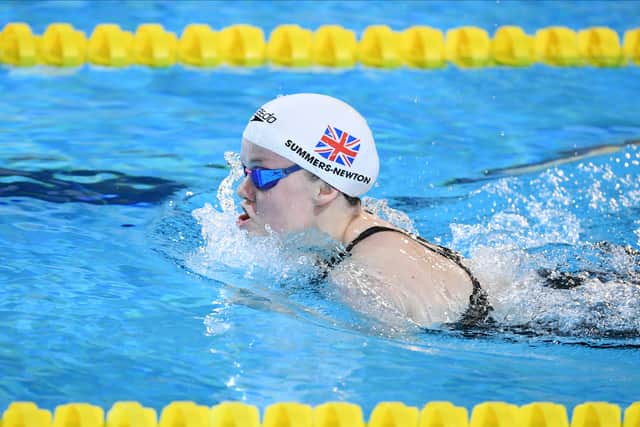 Maisie Summers-Newton competing for GB at the 2022 World Para Swimming Championships. Photo: Getty Images
