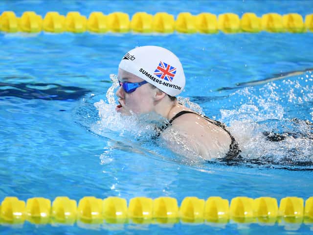 Maisie Summers-Newton competing for GB at the 2022 World Para Swimming Championships. Photo: Getty Images